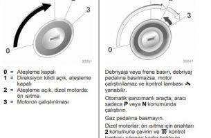 Opel Corsa yay işareti