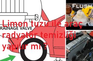 Limon tuzu ile araç radyatör temizliği yapılır mı