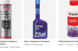 Oto kalorifer peteği temizleme yorumları