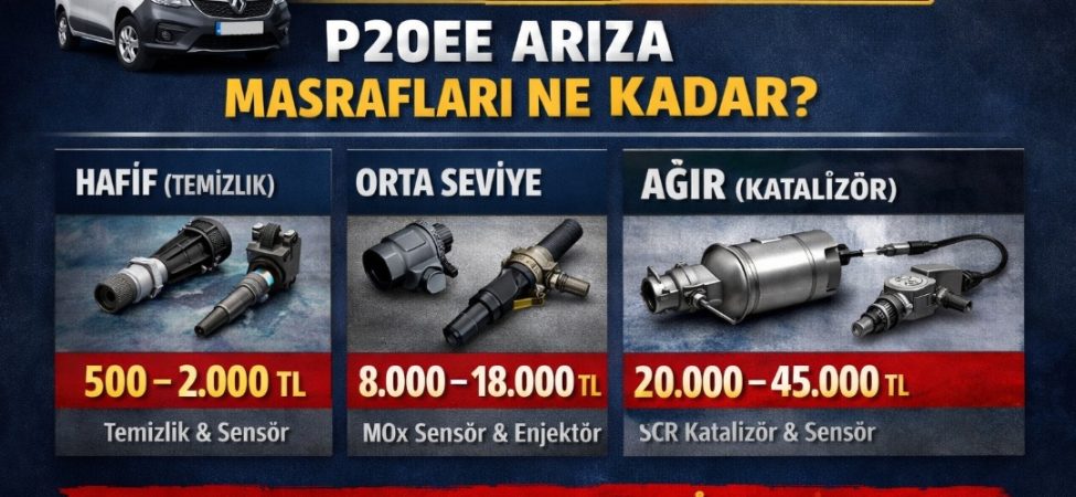 Renault Express P20EE arıza kodu ne kadar masraf çıkarır ? (DETAYLI ANALİZ)