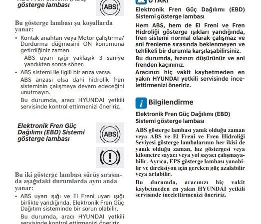 Hyundai Bayon ünlem işareti ne anlama gelir ?