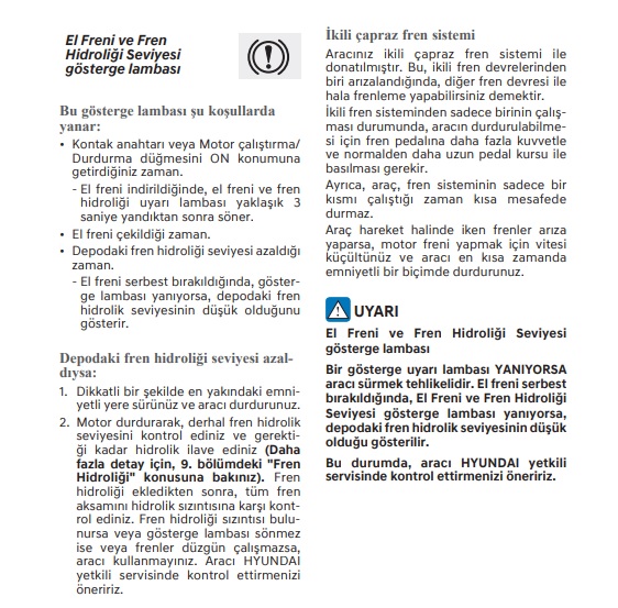 hyundai bayon ünlem işareti