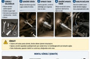 Oksijen sensörü uzatma aparatı nasıl kullanılır