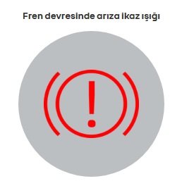 Renault Express fren arıza ışığı