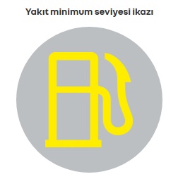 Renault Express yakıt ikaz ışığı